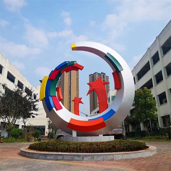 不锈钢校园雕塑